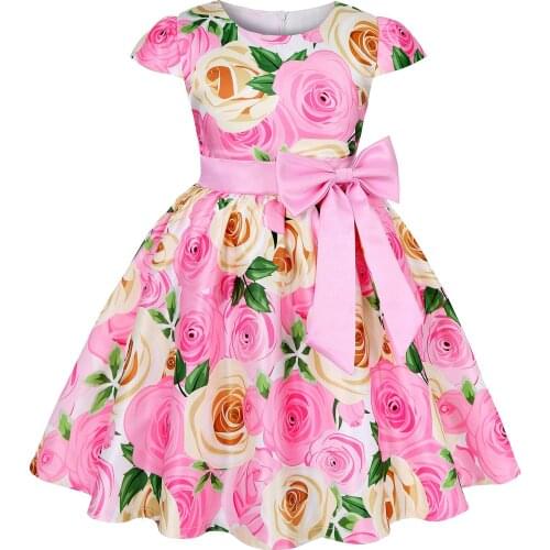 Baptism Princess Dress Christmas Costume Kids Dress For Girls Birthday Evening Party Dress Flower Girls Wedding Dresses vestidos