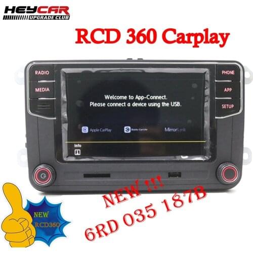RCD330 RCD360 Carplay 187B MIB Radio For VW Golf 5 6 Jetta MK5 MK6 CC Tiguan Passat B6 B7 CC Polo Touran 6RD035187B