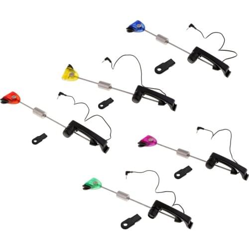Fishing Bite Alarm Hanger Adjustable Line Tension LED Fishing Bait Indicator