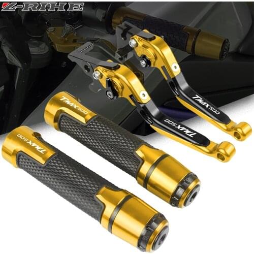 For YAMAHA TMAX500 TMax T MAX 500 2001-2007 2006 2005 2004 2003 Motorcycle Scooters Brake Clutch Levers Handlebar Handle Grips