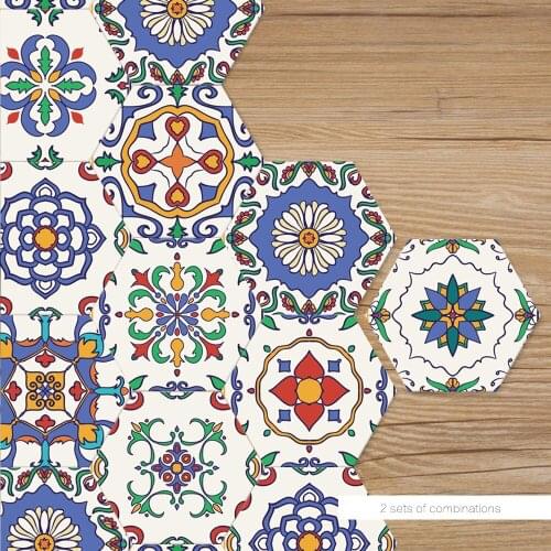 Alwayspon Fashion Self adhesive decorative floor Sticker Anti Slip waterproof DIY decorative tile