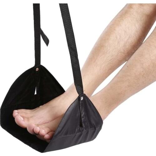 Airplane Footrest Foot Rest Hammock Under Desk Prevent Swelling and Soreness - Provides Relaxation and Comfort