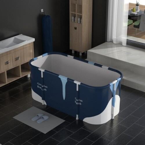 Folding Bathtub Adult Children Swimming Pool Portable Plastic Bathtub Double Bath Bucket Insulation Bathing Bath Tub Dropship