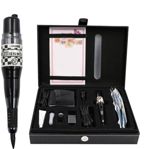 USA Mosaic Tattoo Machine Kits Permanent Makeup Rotary Machine Pen Beauty Equipment for Eyebrow Eyeliner Lips