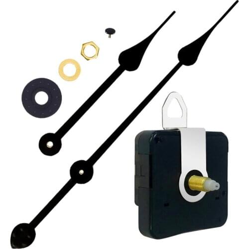 DIY Wall Sticker Clock High Torque Movement 21CM Metal Hour and Minute Hand Wall Clock Movement Set