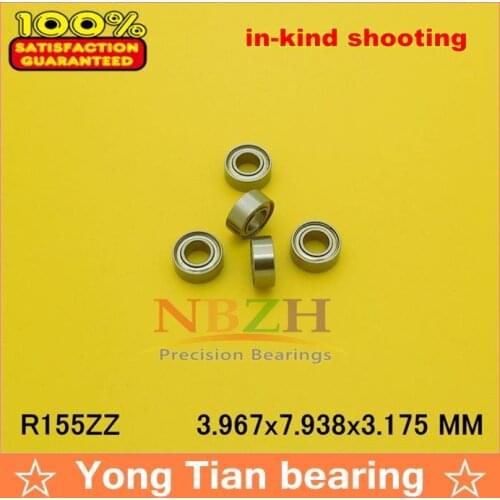 High quality ABEC-5 Z2V2 EMQ R155ZZ bearing RI-5532ZZ,RA155ZZA,3967-2Z 3.967*7.938*3.175mm Inch mini shielded ball bearing