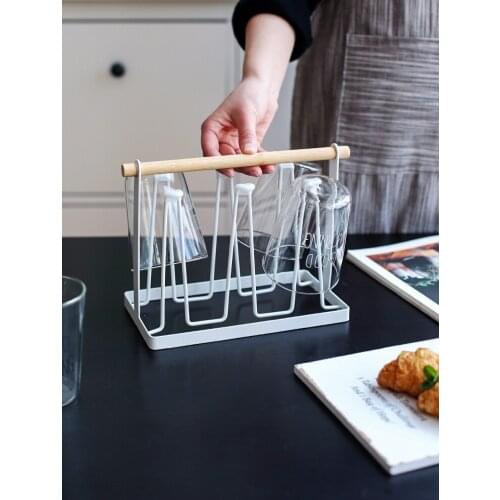 Iron Cup Holder Household Put Cup Water Cup Glass Mug Rack Rack Rack Draining Rack