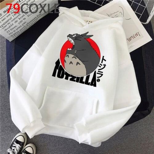 Miyazaki Hayao Studio Ghibli hoodies women 2021 y2k aesthetic Oversized anime women sweatshirts plus size printed