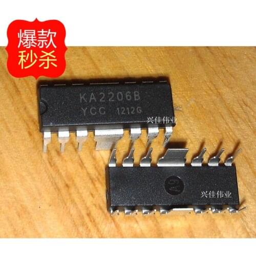 10PCS New KA2206 KA2206B audio amplifier chip DIP-12