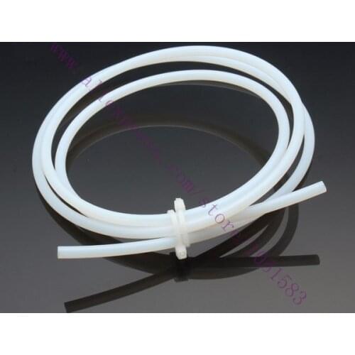 2 meter (78.74") PTFE Tube OD 6mm ID 4mm for 3 mm Filament RepRap DIY 3D Printer Nozzle Feed Tube