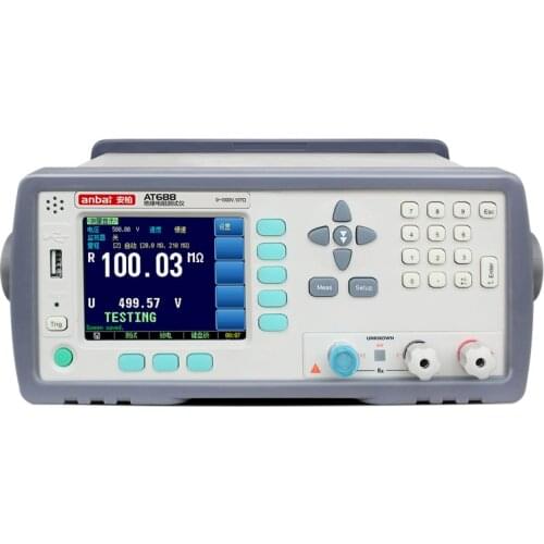 Applent AT688,100k ohm to 10T ohm Leakage Current and Insulation Resistance Meter