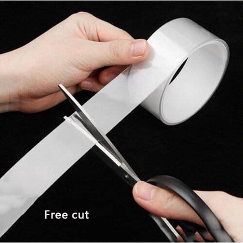 Car Stickers Car Door Sill Sticker Protector Multifunction Nano Tape Auto Bumper Strip Car Door Protect Scratchproof Accessories