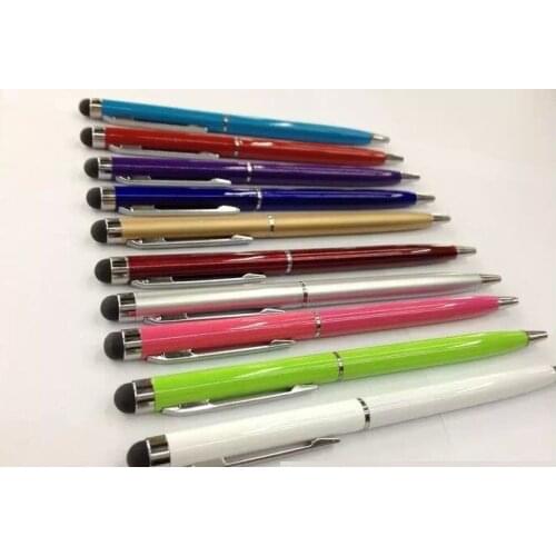 [Free 1 Side Engrave Logo] IPAD IPhone Touch Stylus Metal Pen for Promotion/Gift/Office Use - Best Choice For Company Stylus Pen