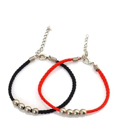 Red Thread Bracelets Lucky Jewelry For Metal Beads Charm Bracelets Friend Gift Family Bless Bracelete Feminino 2020
