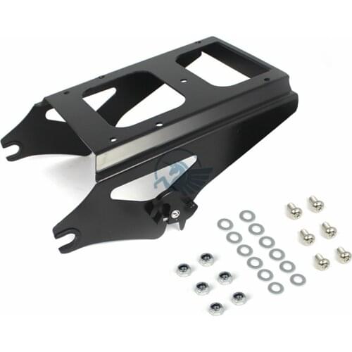 Black Rear Luggage Rack For Harley Touring 09-20 Road King Street Glide Ultra Electra glide CVO Detachable Two-up Tour Pak Pack