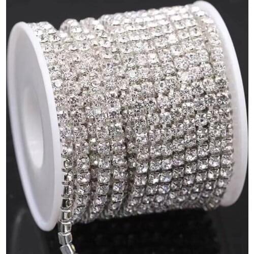 DIY creative hand jewelry accessories boutique intensive water diamond claw chain dress hair accessories DIY set diamond chain