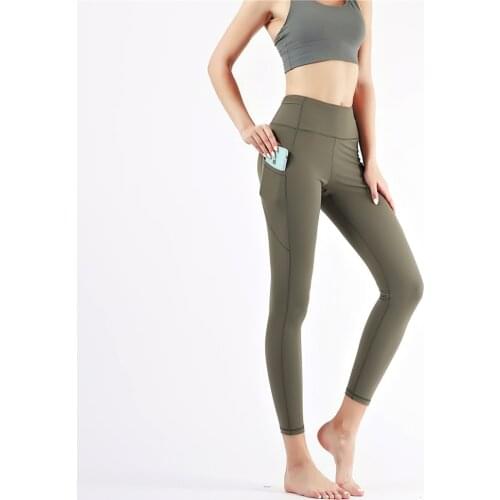 Lulu Legging Sport Suit The GYM People Thick High Waist Yoga Pants , Tummy Control Workout Running Yoga Leggings for Women