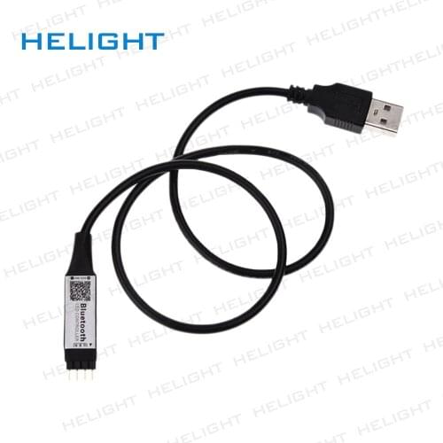 Mini USB controller Bluetooth APP Smart RGB Colorful Sync to Music & Timer Controller for 5V RGB LED Light IOS Android Phone
