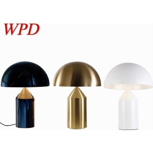 WPD Modern Desk Lamp Creative Design Mushroom Bedside Indoor LED Table Light For Home