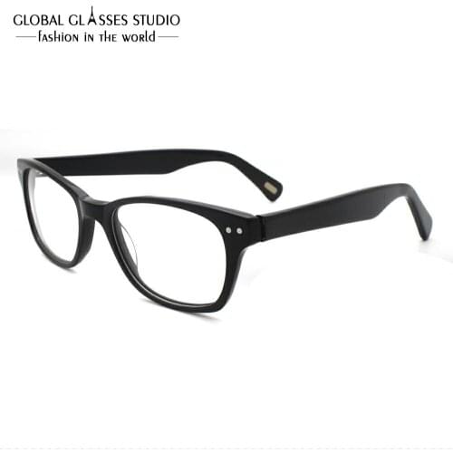 New Fashion Italy Design Glasses For Men or Women Black acetate Eyeglasses Eyewear GDF20200806-A1