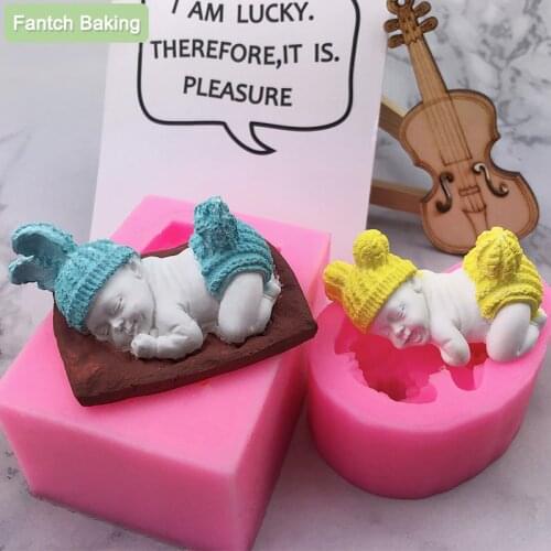 New Arrival Design The Shape Of A Baby 3D Silicone Soap Mold Chocolate Fondant Cake Decorating Tools