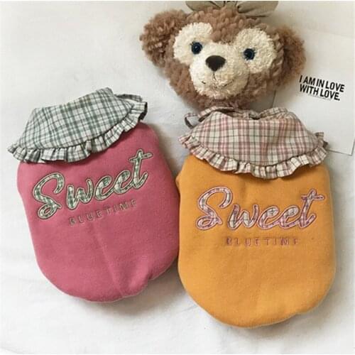 Small Dog Clothing Cat Clothes Winter Pet Coat Cute Dog Apparel Outfit Yorkie Poodle Pomeranian Schnauzer Pug Clothes Dropship