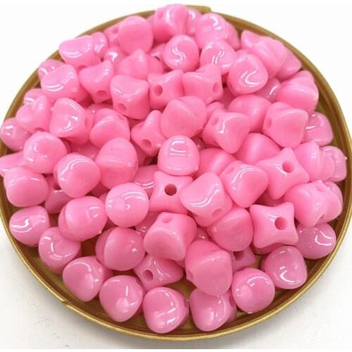 Wholesale 50pcs/lot 8mm Acrylic Beads Spacer Loose Beads For Jewelry Making DIY Bracelet Earring #QT16