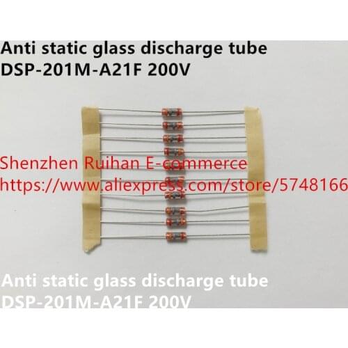Original new 100% anti static glass discharge tube fuse DSP-201M-A21F 200V