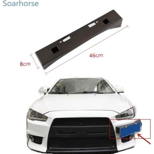 Soarhorse for Mitsubishi Lancer EX Modified EVO license plate frame registration plate bracket holder