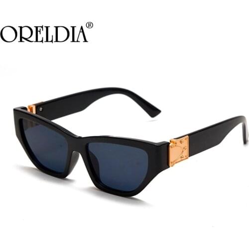 Vintage Cat Eye Sunglasses 2021 Women Punk Rectangle Sun Glasses Shades Eyeglasses Man Brand Design Big Frames Spectacles UV400