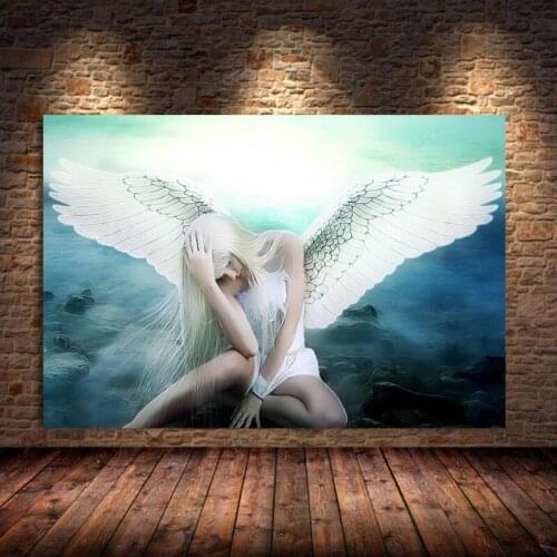 Modern Simple Black and White Dancer Print Poster Decor Angel Girl Canvas Painting Wall Picture Art Home Decoration Cuadros