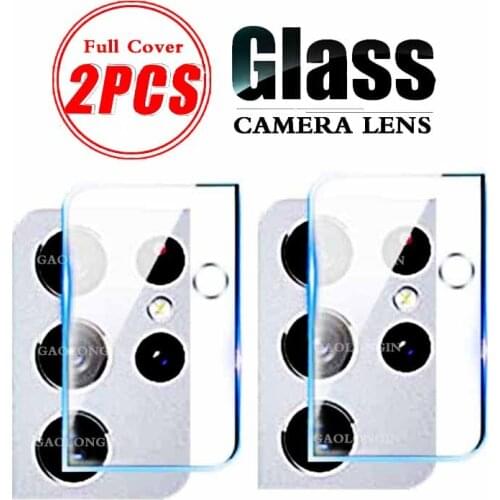 2pcs Camera Lens Glass for Samsung Galaxy S21 Ultra Plus S21+ Tempered Screen Protector S20 Fe S20+ S 21 note 20 S20fe Note20