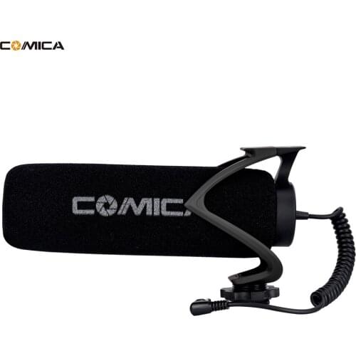COMICA CVM-V30 LITE super cardioid condenser lite microphone, suit for camera, smartphone. Meanwhile the Microphone designed