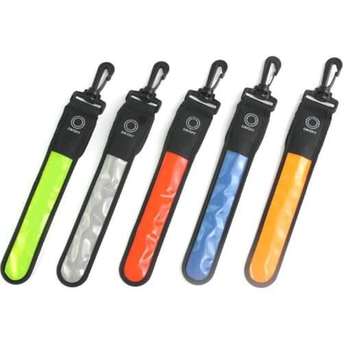 Bag LED Reflective Strap Safety Pendant For Outdoor Sports Riding Night Running Mountaineering Hot Sale Sports Safety Bag