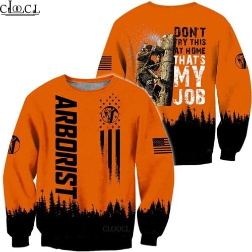 CLOOCL Fashion Hoodie Newest 3D Print Arborists All Over Men Women Casual Sweatshirt Streetwear Pullover Tracksuits