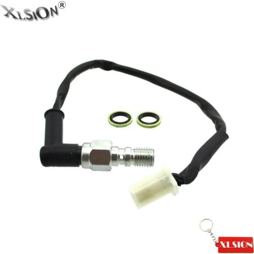 XLSION Replacement FeMale Plug Motorcycle Hydraulic Brake Light Switch Banjo Bolt Works On Brakes With 10mm x 1.25 Pitch