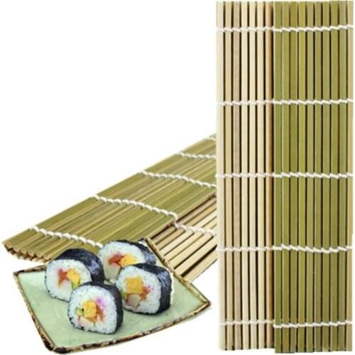 Sushi Curtain Cooking Accessories Sushi Rolling Roller Hand Maker Sushi Tools Onigiri Rice Rollers Bamboo Non-stick