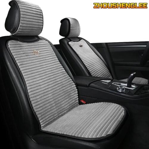 ZHOUSHENGLEE 12V Heated car seat cover for Cadillac all models ATS CTS SRX CT6 SLS ATSL XTS Escalade Winter Pad Cushions styling