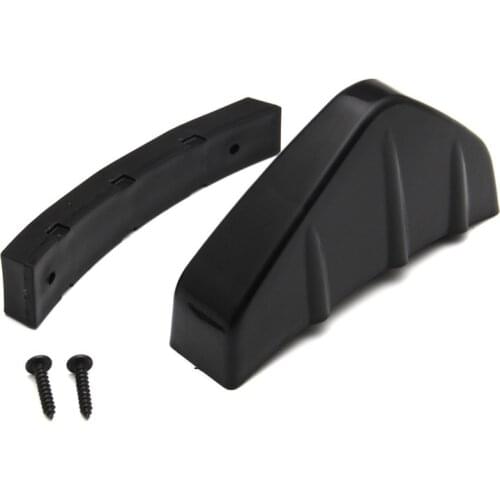 1Set Car Universal Rear Bumper Diffuser Fin Spoiler Lip Wing Splitter Black Matt Splitter Lip Spoiler Diffuser Guard Cover Trim