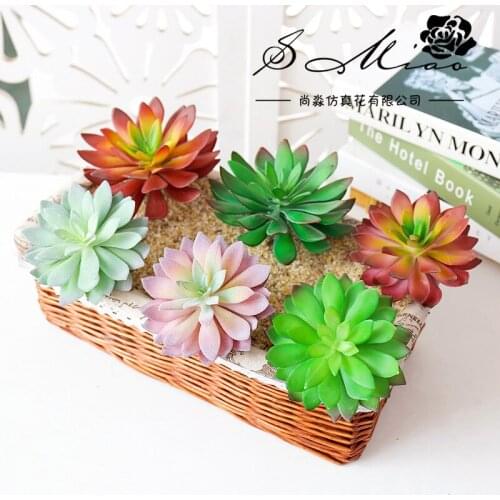 11/15cm Artificial Lotus Flower Bonsai Creative DIY Supplies Plants Wall Accessories Home Garden Party Decor Plastic Fake Plants