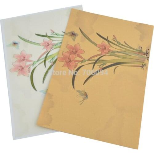 15x21cm & 21x29cm Printing flower Wax Wrapping Paper Handmade Soap Wrapping Paper custom Gift Paper 200pcs
