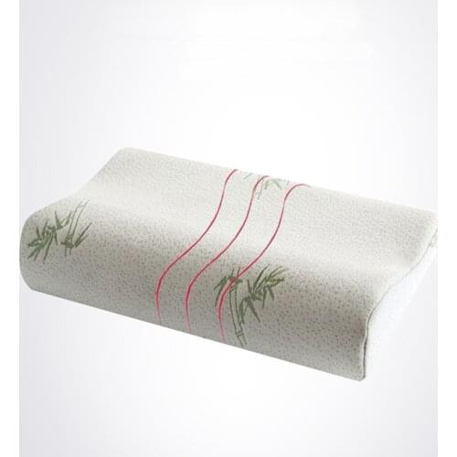 30x50cm Orthopedic Neck Pillow Polyester Fiber Slow Rebound Memory Foam Pillow Cervical Health Care Home Sleep Travel