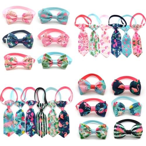 50/100 Pcs New Pattern Pet Dog Bow Ties Adjustable Pet Collar Dog Bow Tie Necktie For Small Medium Dog Grooming Pet Acessories