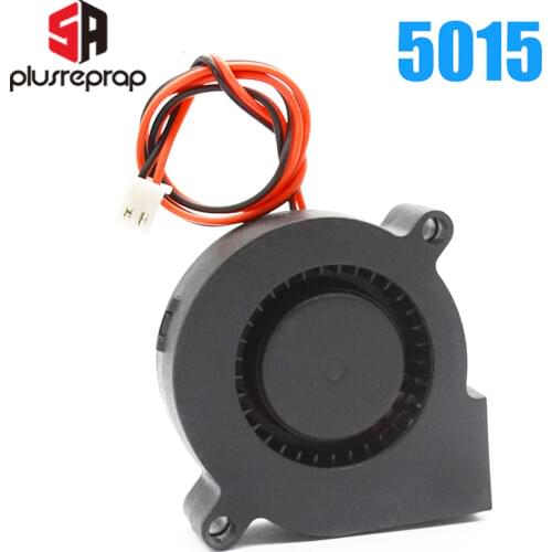 5015 12V 24V Cooling Turbo Fan Brushless Extruder DC Cooler Blower 50x50x15mm Black Plastic Fan For Reprap 3D Printer