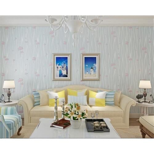 BeibehangVinyl wallModern minimalist fashion warm wallpaper 3d striped non-woven modern wallpaper living room bedroom full shop