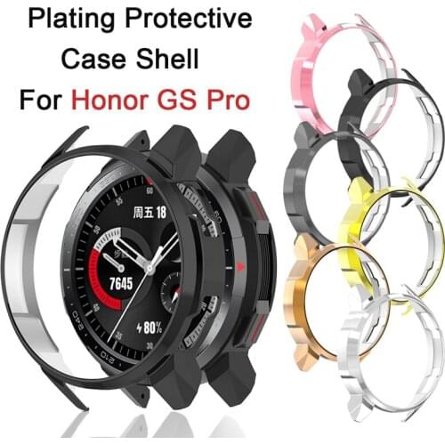 Case Cover For Huawei Honor Watch GS Pro Plating TPU Protector Bumper Frame For HONOR GS Pro Watch Cases Protective Shell