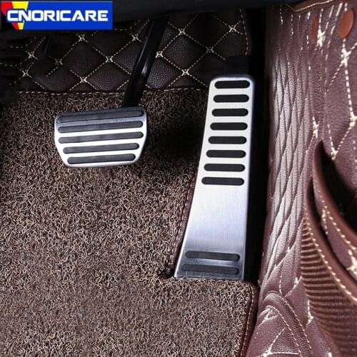 Car Accelerator Brake Pedal Decoration Cover Trim For Volvo XC90 S90 V90 2pcs Stainless Steel Interior Accessories