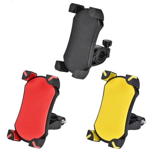 Motorcycle Bike Bicycle Handlebar for 3.5-6.5inch Cell Phone GPS Mount Holder Motorcycle Handlebar Mount Holder Phone Holder