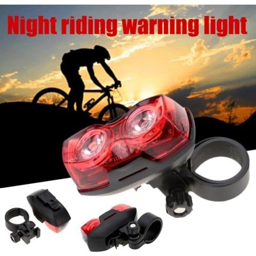Bike Bicycle Light LED Taillight Rear Tail Safety Warning MTB Portable Light USB Rechargeable Cycling Rear Lamp Bike Accessories