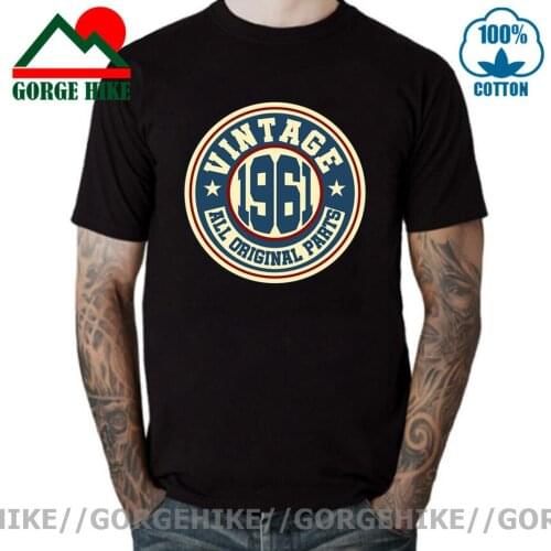 GorgeHike Tops T Shirt Men Man Vintage 1961 Comic Inscriptions Geek Print Male Tshirt fashion t-shirt men cotton brand tee shirt